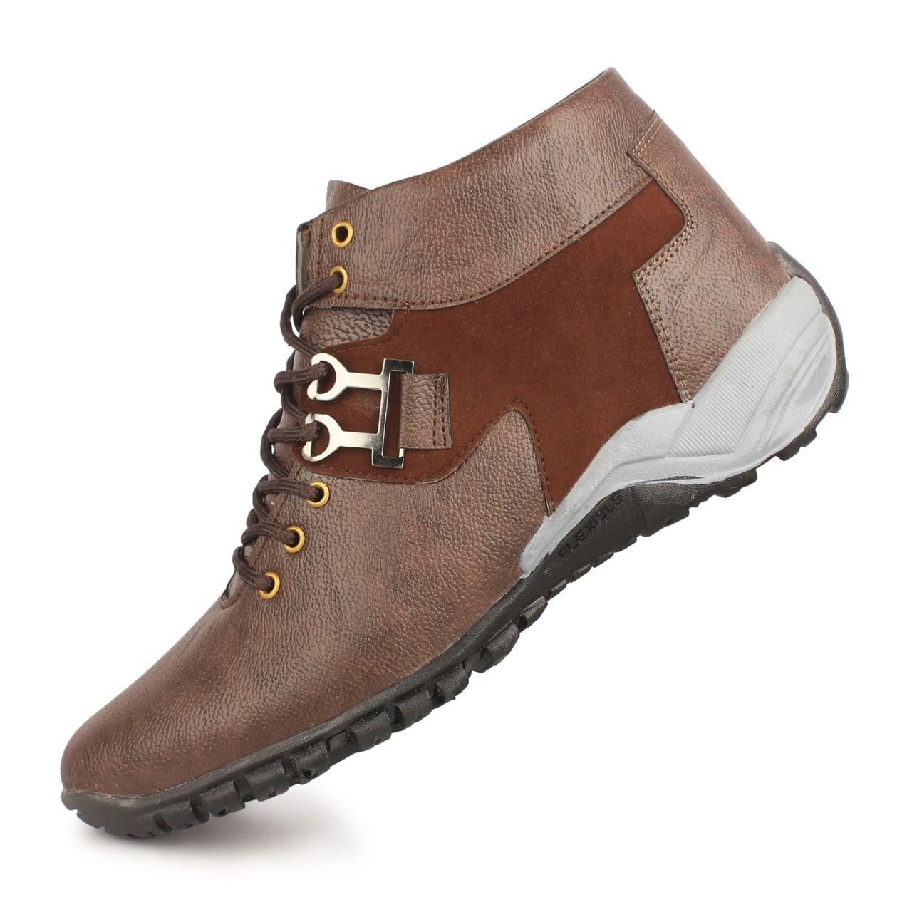 Monex New Latest Tan Shoes For Mens